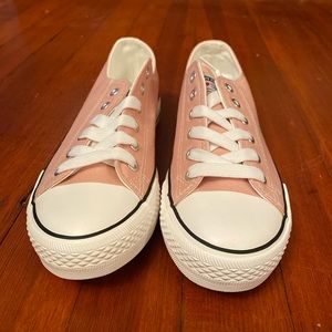 Pink Jenn Ardor canvas sneakers